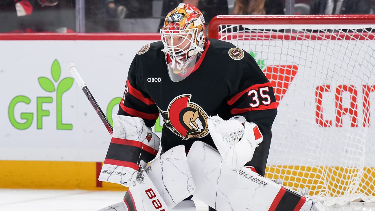 Linus Ullmark Injury: Senators' Starter Hurt, Ex-Leaf Ersson Steps In